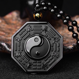 Amulet ŽIVOTNÁ SILA a ROVNOVÁHA z obsidiánu MN6032