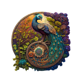 Drevené puzzle PÁV MN9137