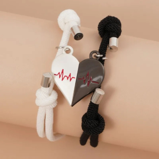 Náramky pre páry MAGNETICKÉ SRDCE MN3076