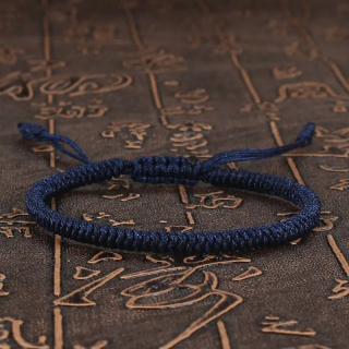Tibetský náramok pre šťastie - modrý - MN1908